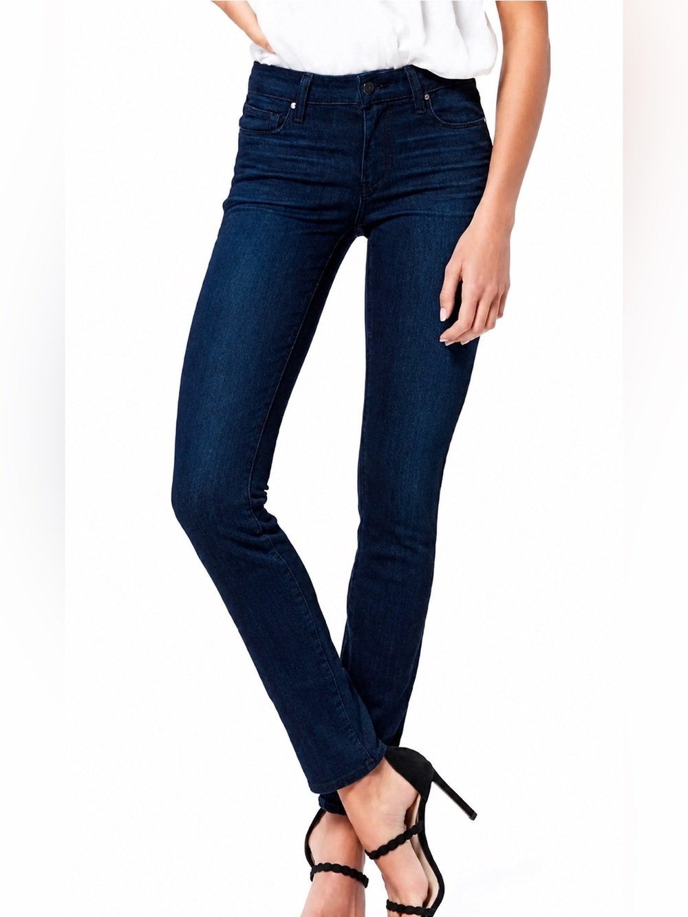 Paige Skyline skinny dark jeans, size 26